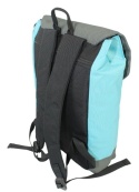 Stylowy i Elegancki Plecak Jennifer Jones 4098 SZARO - NIEBIESKI 40 x 35 x 12 [cm]
