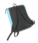 Stylowy i Elegancki Plecak Jennifer Jones 4098 SZARO - NIEBIESKI 40 x 35 x 12 [cm]