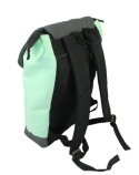 Stylowy i Elegancki Plecak Jennifer Jones 4098 SZARO- ZIELONY 40 x 35 x 12 [cm]