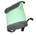 Stylowy i Elegancki Plecak Jennifer Jones 4098 SZARO- ZIELONY 40 x 35 x 12 [cm]