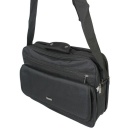 Torba Męska Materiałowa Peterson (PL) Pozioma Duża PTN-R-6528 CZARNY 40 x 30 x 16 [cm]