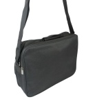 Torba Męska Materiałowa Peterson (PL) Pozioma Duża PTN-R-6528 CZARNY 40 x 30 x 16 [cm]