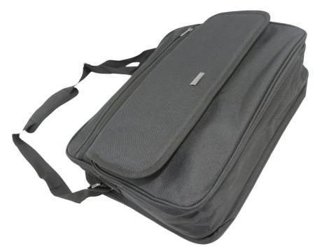 Torba Męska Materiałowa Peterson (PL) Pozioma Duża PTN-R-6528 CZARNY 40 x 30 x 16 [cm]