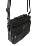 Torba męska ROVICKY CZARNA R-13206-L Pozioma Skóra Naturalana 26 x 22 x 8 [cm]