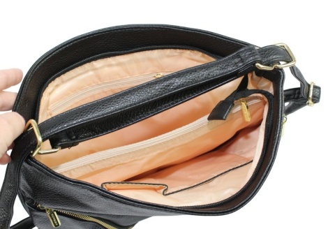 Torebka Z Funkcją Plecaka 2w1 Ze Skóry Włoskiej Ekologicznej Rovicky (PL) R-KP-18-A19 KREMOWA 38 x 32 x 14 [cm]