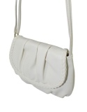 Torebka Ze Skóry Naturalnej Cielęcej Bag Street 3257-2 Listonoszka BIAŁA 24 x 17 x 7 [cm]