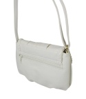 Torebka Ze Skóry Naturalnej Cielęcej Bag Street 3257-2 Listonoszka BIAŁA 24 x 17 x 7 [cm]