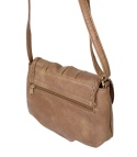 Torebka Ze Skóry Naturalnej Cielęcej Bag Street 3257-2 Listonoszka BRĄZOWA 24 x 17 x 7 [cm]