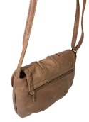 Torebka Ze Skóry Naturalnej Cielęcej Bag Street 3257-2 Listonoszka BRĄZOWA 24 x 17 x 7 [cm]