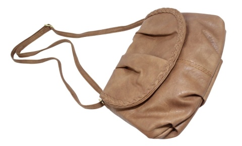 Torebka Ze Skóry Naturalnej Cielęcej Bag Street 3257-2 Listonoszka BRĄZOWA 24 x 17 x 7 [cm]