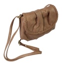 Torebka Ze Skóry Naturalnej Cielęcej Bag Street 3257-2 Listonoszka BRĄZOWA 24 x 17 x 7 [cm]