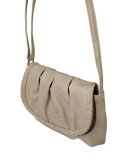 Torebka Ze Skóry Naturalnej Cielęcej Bag Street 3257-2 Listonoszka KREMOWA 24 x 17 x 7 [cm]