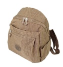 Praktyczny Plecak Wodoodporny Lekki Materiał Kresz BAG STREET 2266 BRĄZOWY 30 x 24 x 13 [cm]
