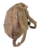 Praktyczny Plecak Wodoodporny Lekki Materiał Kresz BAG STREET 2266 BRĄZOWY 30 x 24 x 13 [cm]
