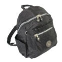 Praktyczny Plecak Wodoodporny Lekki Materiał Kresz BAG STREET 2266 CZARNY 30 x 24 x 13 [cm]
