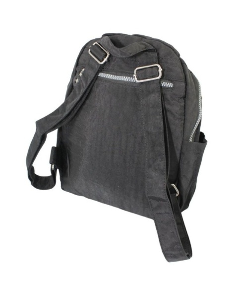 Praktyczny Plecak Wodoodporny Lekki Materiał Kresz BAG STREET 2266 CZARNY 30 x 24 x 13 [cm]