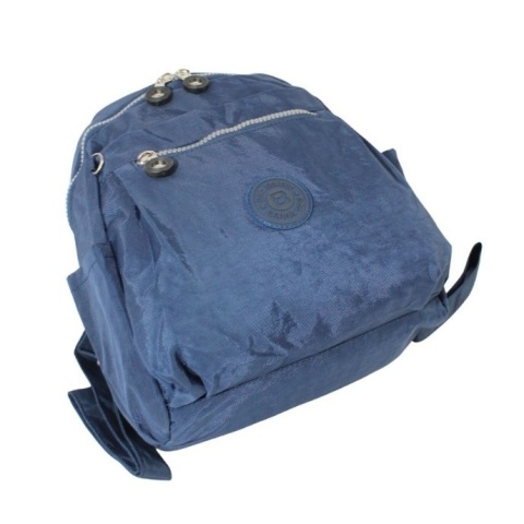 Praktyczny Plecak Wodoodporny Lekki Materiał Kresz BAG STREET 2266 GRANATOWY 30 x 24 x 13 [cm]