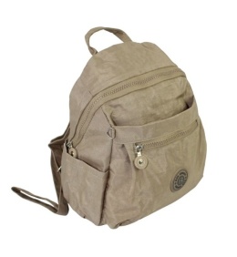 Praktyczny Plecak Wodoodporny Lekki Materiał Kresz BAG STREET 2266 KAWA Z MLEKIEM 30 x 24 x 13 [cm]