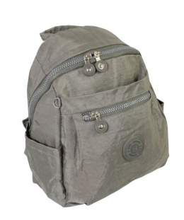 Praktyczny Plecak Wodoodporny Lekki Materiał Kresz BAG STREET 2266 SZARY 30 x 24 x 13 [cm]