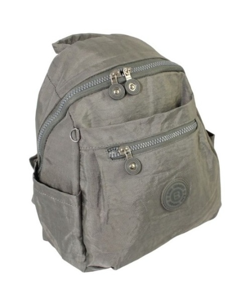 Praktyczny Plecak Wodoodporny Lekki Materiał Kresz BAG STREET 2266 SZARY 30 x 24 x 13 [cm]