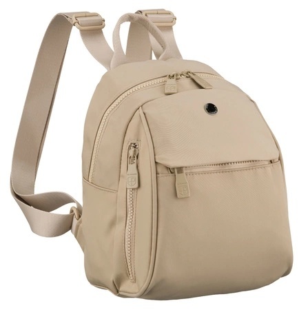 Sportowy Praktyczny I Wygodny Plecak Peterson CPY-07 Z Poliestru ECRU 25 x 23 x 12 [cm]