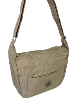 Stylowa Pozioma Torba Duża Na Ramię Bag Street NR 2264 BEŻOWY 33 x 26 x 13 [cm]