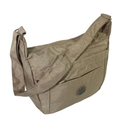 Stylowa Pozioma Torba Duża Na Ramię Bag Street NR 2264 BEŻOWY 33 x 26 x 13 [cm]
