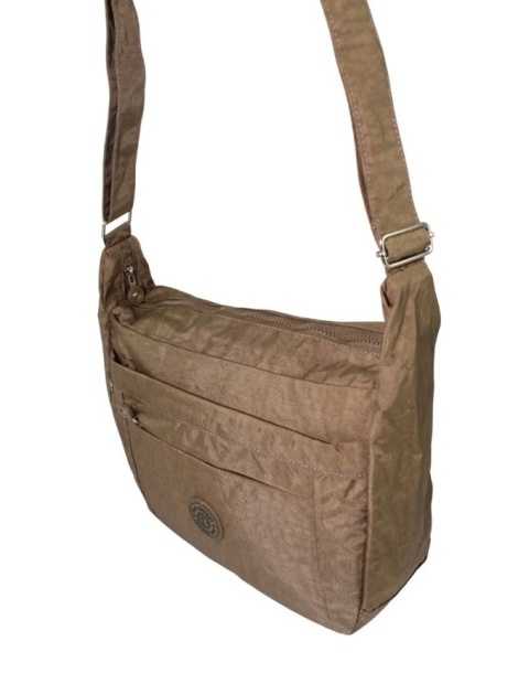 Stylowa Pozioma Torba Duża Na Ramię Bag Street NR 2264 BRĄZOWA 33 x 26 x 13 [cm]