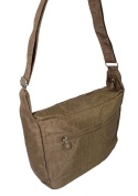 Stylowa Pozioma Torba Duża Na Ramię Bag Street NR 2264 BRĄZOWA 33 x 26 x 13 [cm]