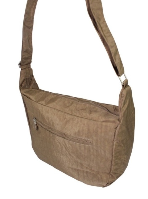 Stylowa Pozioma Torba Duża Na Ramię Bag Street NR 2264 BRĄZOWA 33 x 26 x 13 [cm]