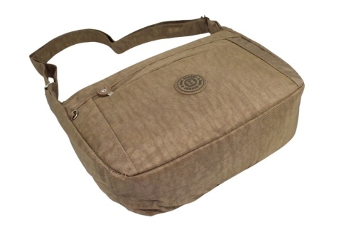 Stylowa Pozioma Torba Duża Na Ramię Bag Street NR 2264 BRĄZOWA 33 x 26 x 13 [cm]