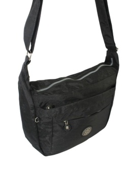 Stylowa Pozioma Torba Duża Na Ramię Bag Street NR 2264 CZARNY 33 x 26 x 13 [cm]
