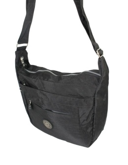 Stylowa Pozioma Torba Duża Na Ramię Bag Street NR 2264 CZARNY 33 x 26 x 13 [cm]