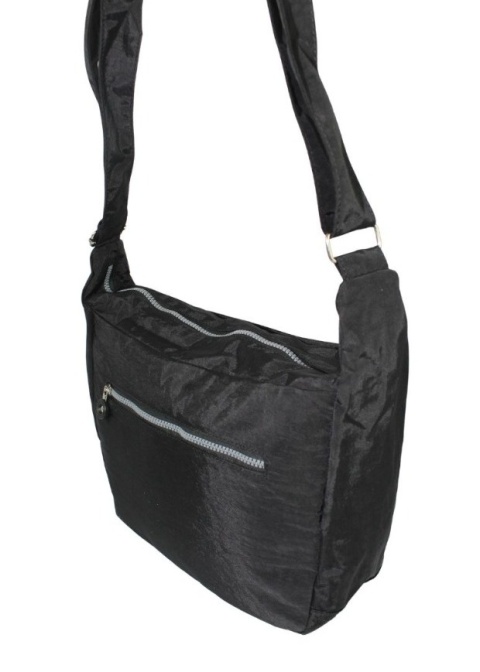 Stylowa Pozioma Torba Duża Na Ramię Bag Street NR 2264 CZARNY 33 x 26 x 13 [cm]