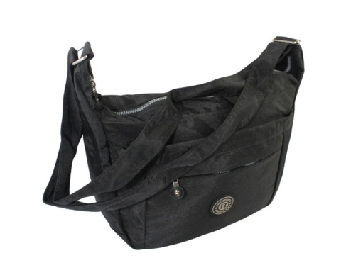 Stylowa Pozioma Torba Duża Na Ramię Bag Street NR 2264 CZARNY 33 x 26 x 13 [cm]