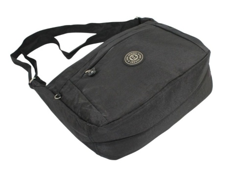 Stylowa Pozioma Torba Duża Na Ramię Bag Street NR 2264 CZARNY 33 x 26 x 13 [cm]
