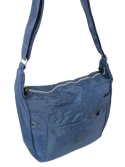 Stylowa Pozioma Torba Duża Na Ramię Bag Street NR 2264 GRANATOWY 33 x 26 x 13 [cm]