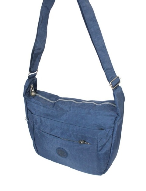 Stylowa Pozioma Torba Duża Na Ramię Bag Street NR 2264 GRANATOWY 33 x 26 x 13 [cm]