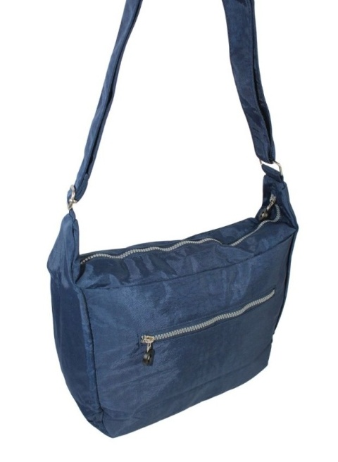 Stylowa Pozioma Torba Duża Na Ramię Bag Street NR 2264 GRANATOWY 33 x 26 x 13 [cm]