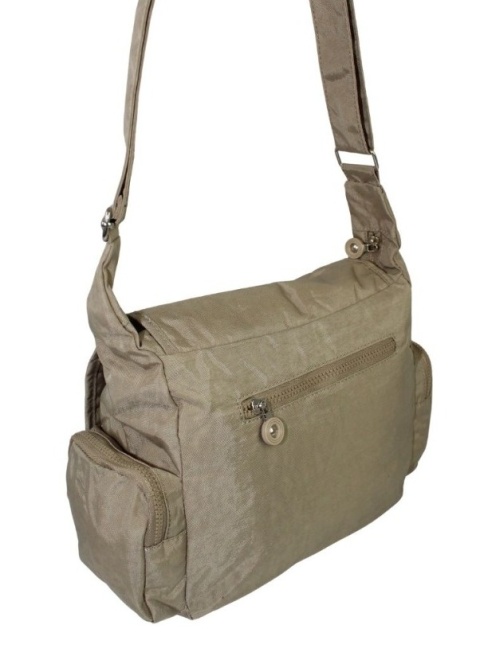 Stylowa Pozioma Torba Średnia Na Ramię Bag Street NR 2222 BEŻOWA 30 x 25 x 10 [cm]