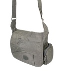 Stylowa Pozioma Torba Średnia Na Ramię Bag Street NR 2222 SZARA 30 x 25 x 10 [cm]