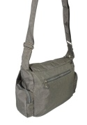 Stylowa Pozioma Torba Średnia Na Ramię Bag Street NR 2222 SZARA 30 x 25 x 10 [cm]