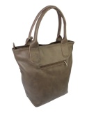 Torebka Skórzana MAGRE (PL) KLEOPATRA Shopper Bag Skóra Naturalna CZEKOLADOWY 