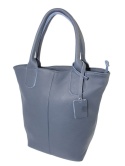 Torebka Skórzana MAGRE (PL) KLEOPATRA Shopper Bag Skóra Naturalna GRANATOWY 