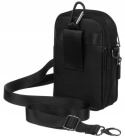 Elegancka Torba/Saszetka Średnia Na Ramię + Pasek Parciany Do Spodni W Zestawie Peterson PTN 73207 20,5 x 13 x 6,5 [cm]