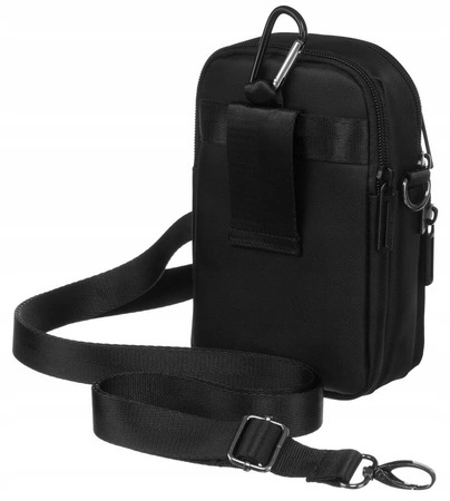 Elegancka Torba/Saszetka Średnia Na Ramię + Pasek Parciany Do Spodni W Zestawie Peterson PTN 73207 20,5 x 13 x 6,5 [cm]