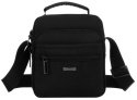 Elegancka Torba/Saszetka Średnia Na Ramię Peterson PTN 73214 CZARNY 20 x 18 x 8 [cm]