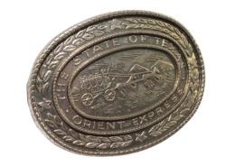 Klamra Do Paska Pełna Blaszka Z Bolczykiem 40 mm Metalowa Solidna Z Połyskiem KBOL40/113 