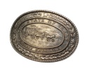 Klamra Do Paska Pełna Blaszka Z Bolczykiem 40 mm Metalowa Solidna Z Połyskiem KBOL40/113 "THE STATE OF TEXAS ORIENT EXPRESS"