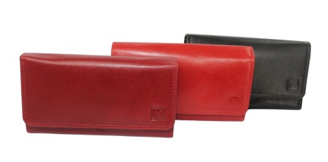 Portfel Damski NICOLE Długi Z Klamrą Wewnątrz RFID BA 2302F 16,5 x 9,5 x 3,5 [cm]